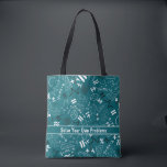 solve your own problems mathematics funnyturquoise tote bag<br><div class="desc">solve your own problems cute and funny mathematics symbols signs and numbers turquoise  pattern for maths teacher and students as well as maths lovers.contact for custom work or designs.</div>