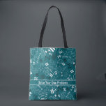 solve your own problems mathematics funnyturquoise tote bag<br><div class="desc">solve your own problems cute and funny mathematics symbols signs and numbers turquoise  pattern for maths teacher and students as well as maths lovers.contact for custom work or designs.</div>