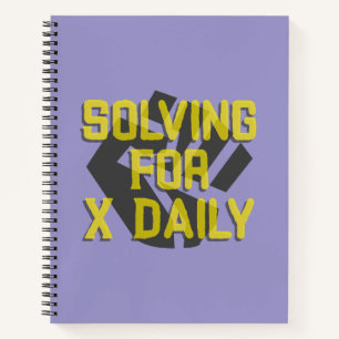 Solving For X Daily Algebra Math Teacher  Notebook