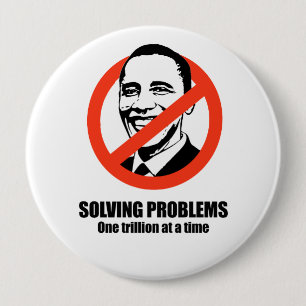 Solving problems, one trillion at a time 4 inch round button