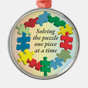 Solving the Puzzle...Rainbow Ornament