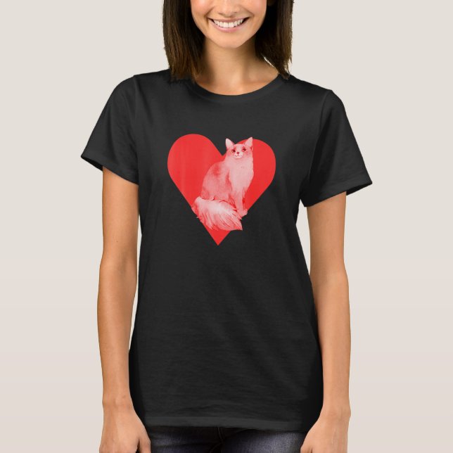 Somali Cat T-Shirt (Front)