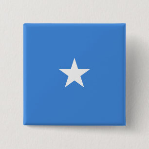 Somali Flag 2 Inch Square Button
