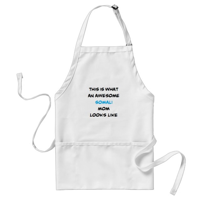 somali mom, awesome standard apron (Front)