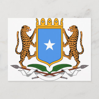 Somalia Coat of Arms Postcard