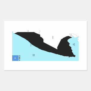 somalia country political map flag sticker