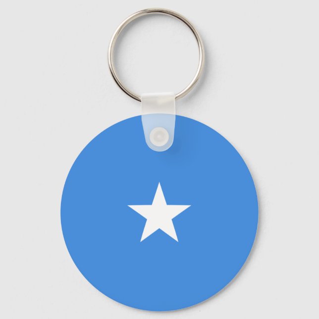 Somalia Fisheye Flag Keychain (Front)