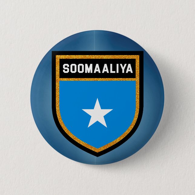 Somalia Flag 2 Inch Round Button (Front)