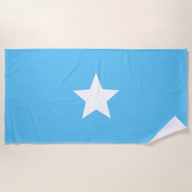 Somalia flag beach towel (Front)