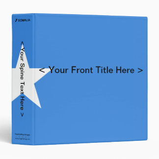 Somalia Flag Binder