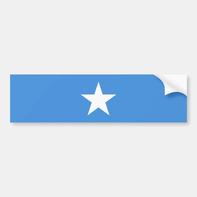 Somalia Flag Bumper Sticker (Front)
