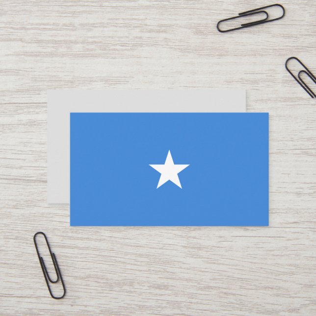 Somalia flag business card (Front/Back In Situ)