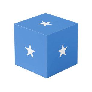 Somalia flag cube
