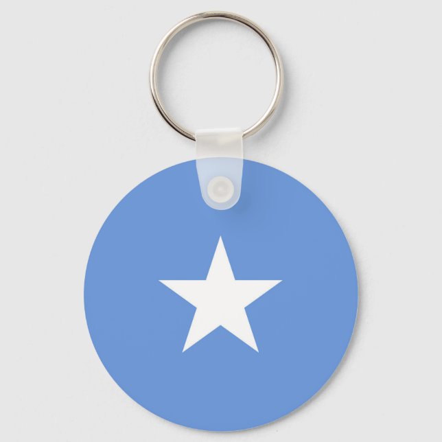Somalia Flag Emblem Keychain (Front)