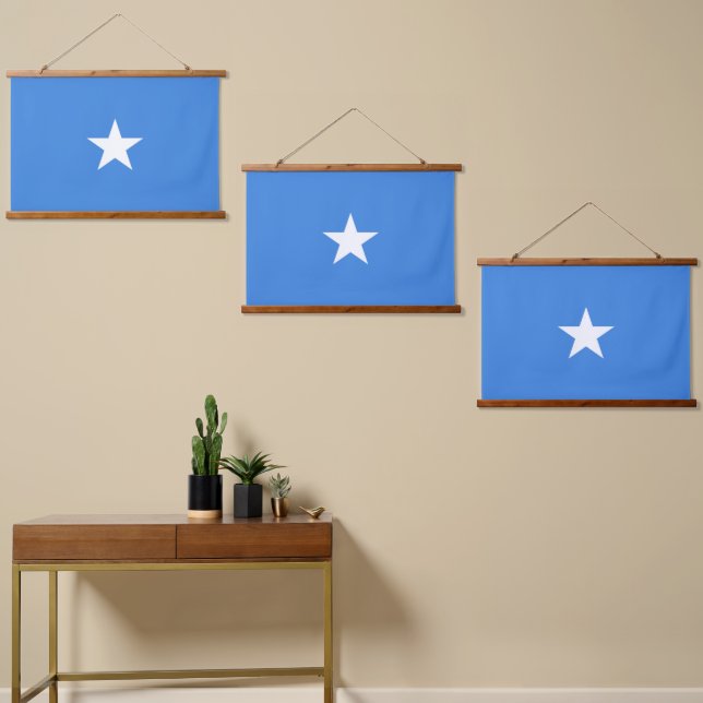 Somalia flag hanging tapestry (Asymmetrical)