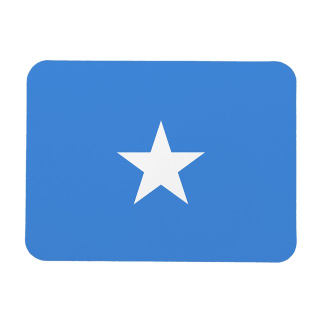 Somalia Flag Premium Magnet (Horizontal)