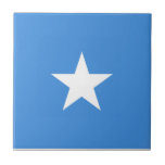 Somalia Flag Tile<br><div class="desc">Patriotic flag of Somalia.</div>