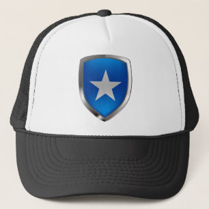 Somalia Metallic Emblem Trucker Hat