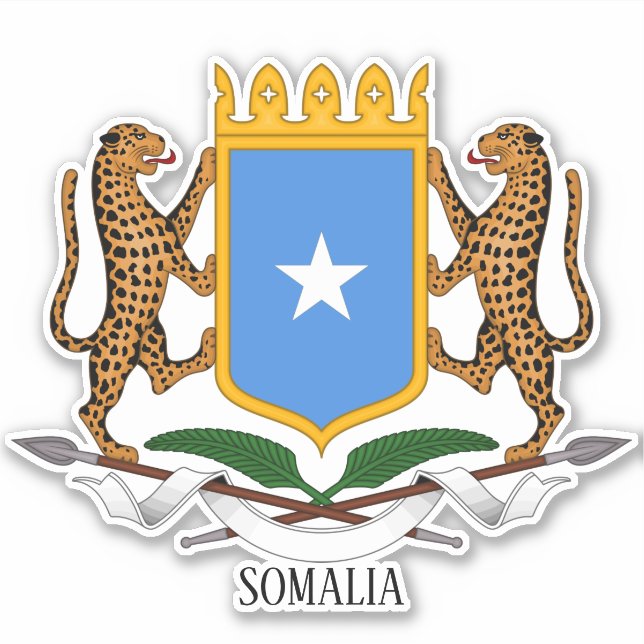 Somalia National Coat Of Arms Patriotic (Front)