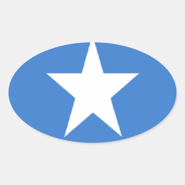 Somalia Oval Sticker (Front)