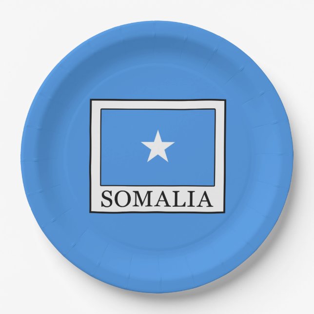Somalia Paper Plate (Front)