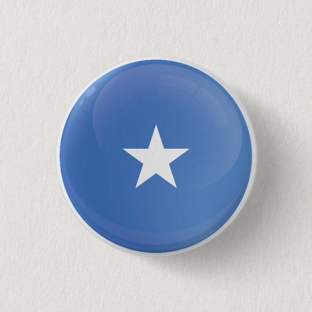 Somalia  Round Icon Flag 1 Inch Round Button (Front)
