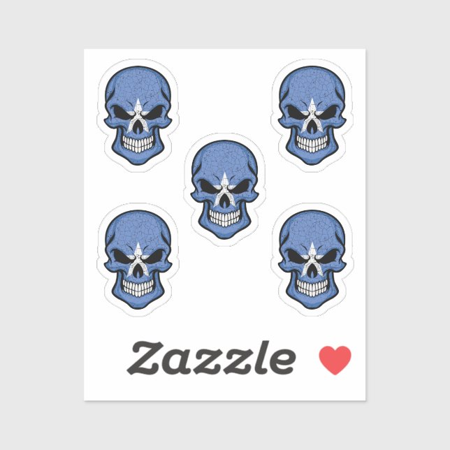 Somalia Smiling Skull Flag (Sheet)