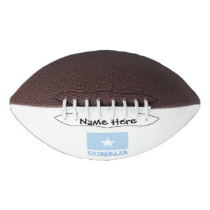 Somalia Somali Flag Black Personalization Football