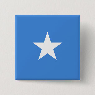 Somalia (Somalian) Flag 2 Inch Square Button