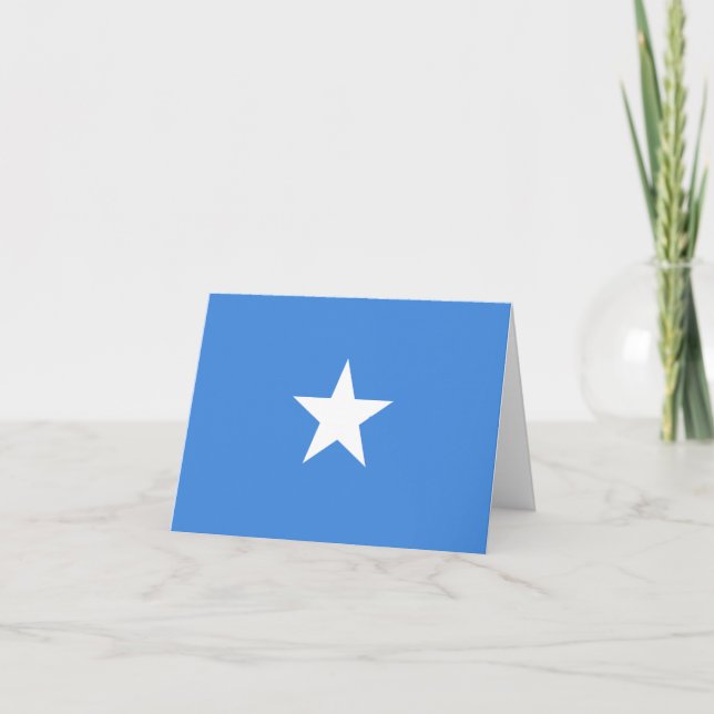 Somalia (Somalian) Flag Card (Front)