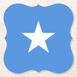 Somalia (Somalian) Flag Paper Coaster