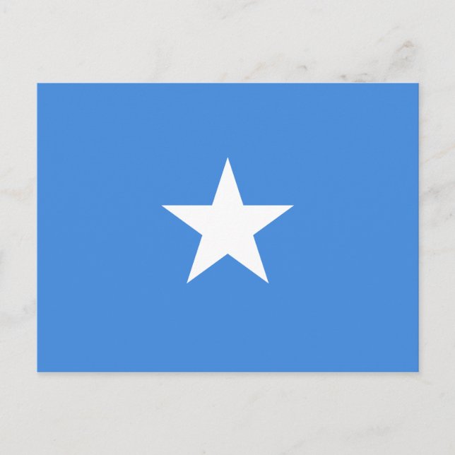 Somalia (Somalian) Flag Postcard (Front)