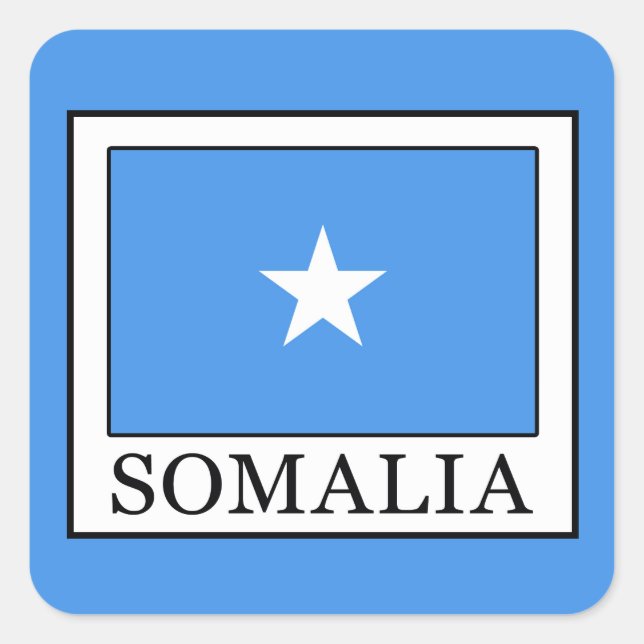 Somalia Square Sticker (Front)