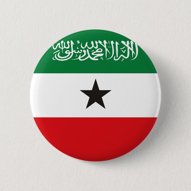 Somaliland ethnic flag 2 inch round button (Front)