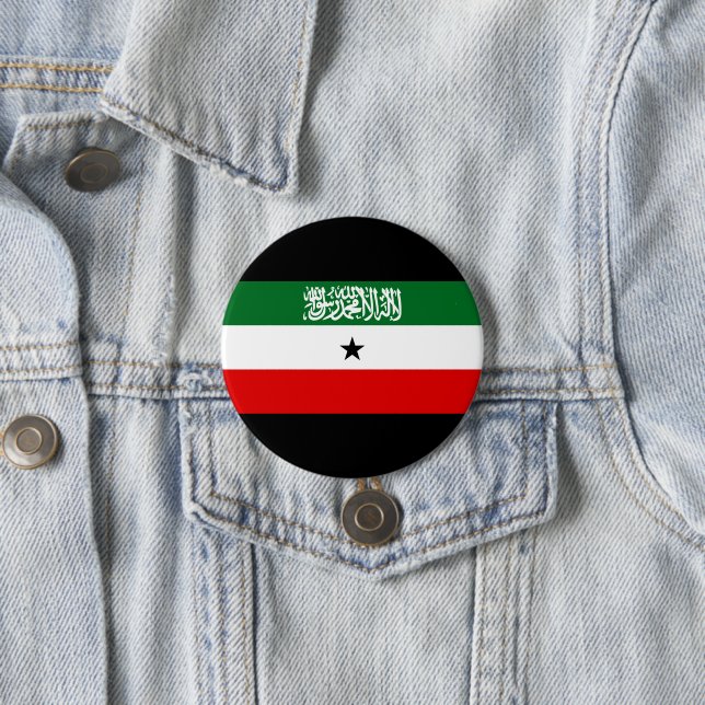 Somaliland Flag 3 Inch Round Button (In Situ)