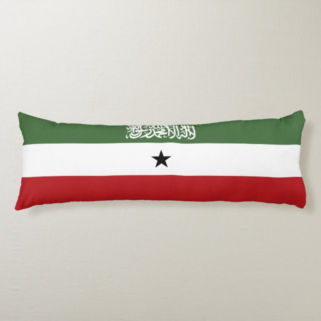 Somaliland flag body pillow (Front)
