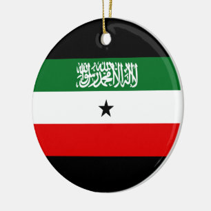 Somaliland Flag Ceramic Ornament