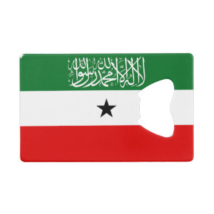 Somaliland Flag Credit Card Bottle Opener