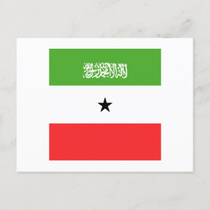 Somaliland Flag Emblem Postcard