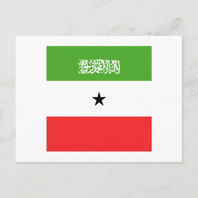 Somaliland Flag Emblem Postcard (Front)
