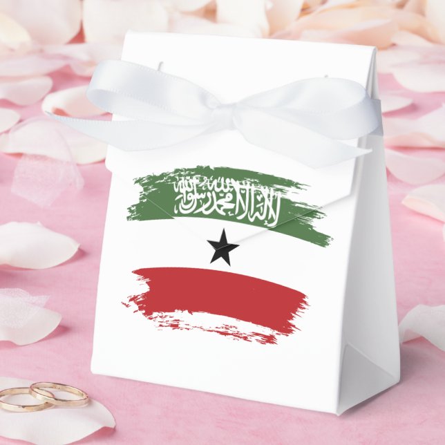 Somaliland flag favor box (Wedding)