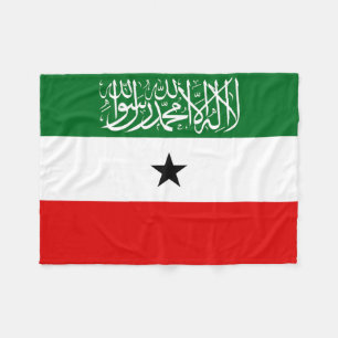 Somaliland Flag Fleece Blanket