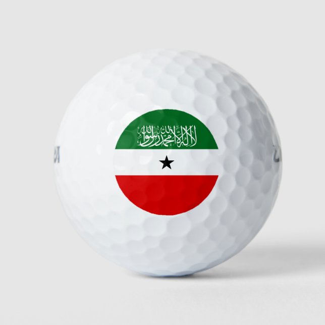 Somaliland Flag Golf Balls (Front)