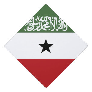 Somaliland flag graduation cap topper
