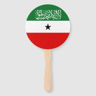 Somaliland Flag Hand Fan