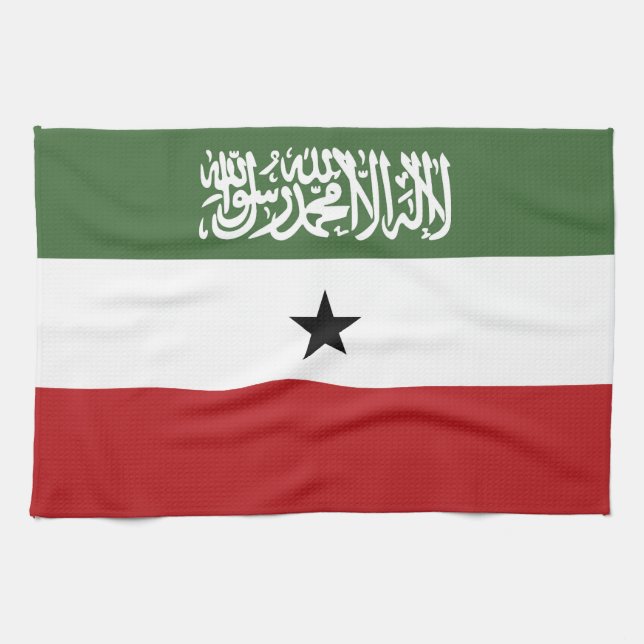 Somaliland flag kitchen towel (Horizontal)