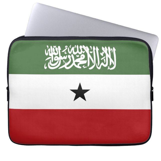 Somaliland flag laptop sleeve (Front)