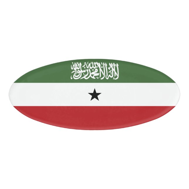 Somaliland flag name tag (Front)