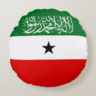 Somaliland Flag Round Pillow
