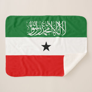 Somaliland Flag Sherpa Blanket